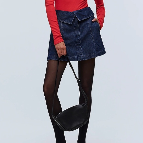 Madewell Denim Mini Skirt - Picture 2 of 4